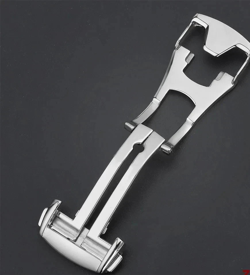 18mm 20mm Stainless Steel Deployment Watch Clasp Single Fold Deployant Buckle