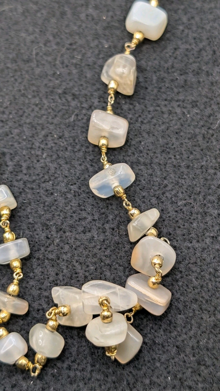 Women’s Stylish Artisan Boho Mixed Beaded Long Necklace 💛💚🤍🤎