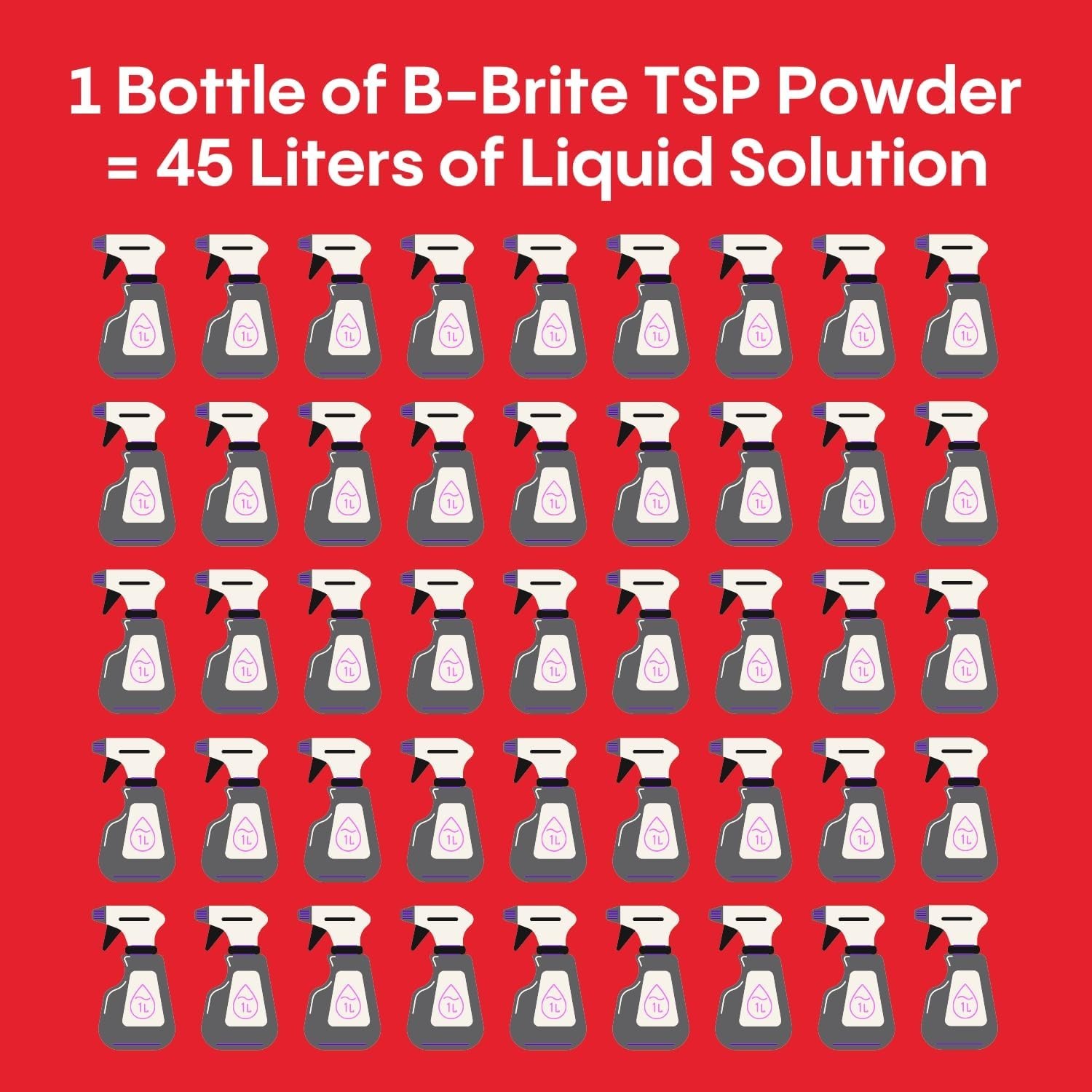 Eco-Friendly TSP Cleaner Powder – 1LB for Walls, Floors, & Automotive Use