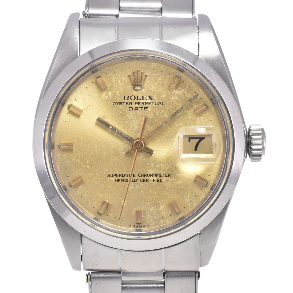 ROLEX Oyster perpetual date 1500 vintage Cal.1570 Automatic Men’s Watch Q#148132