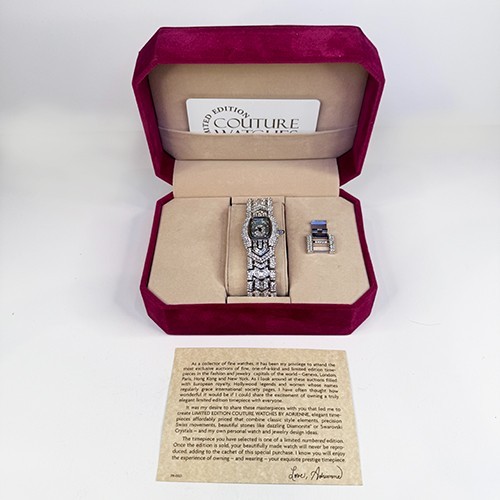 Couture Watches by Adrienne Limited Edition #51 (with Box and Extender) New