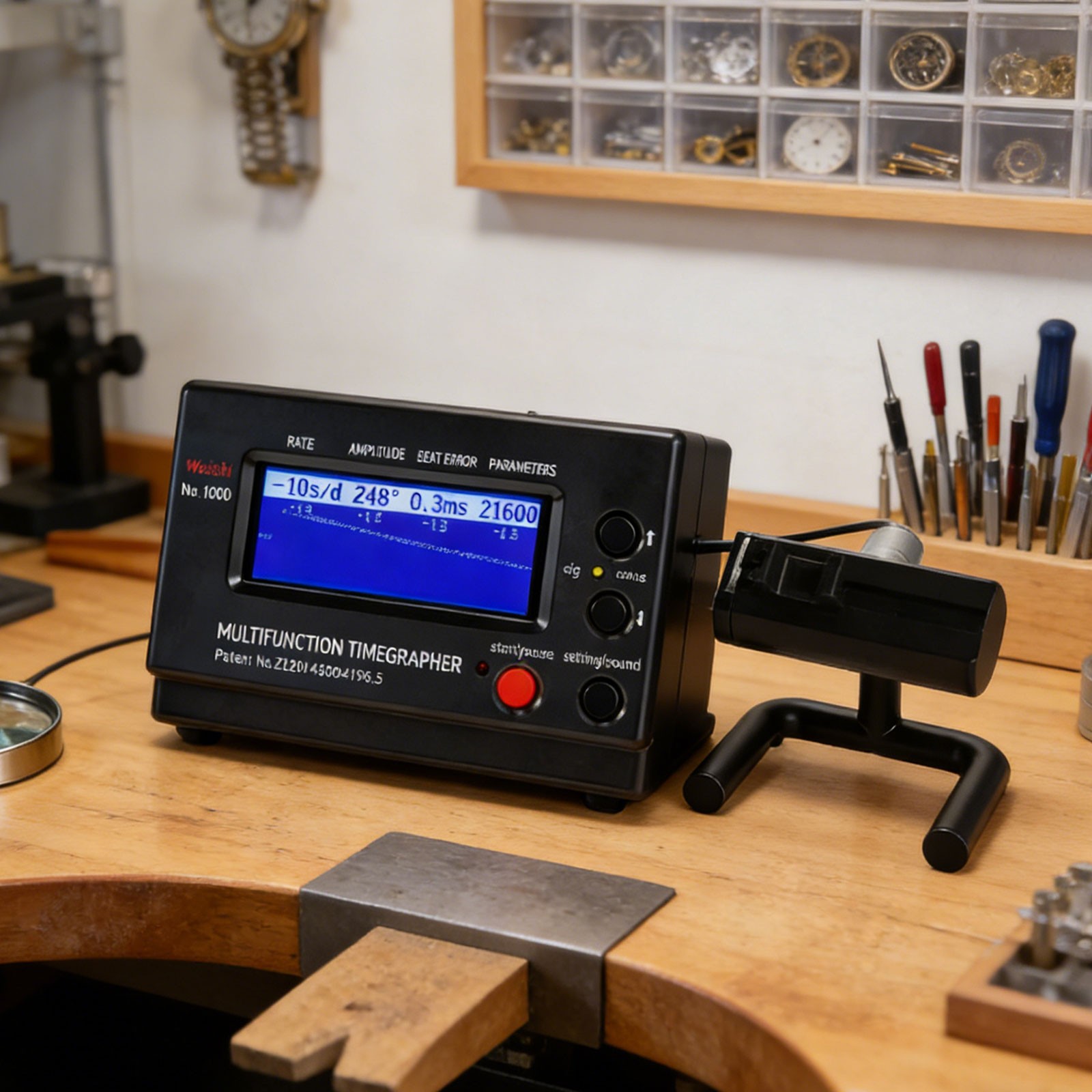 No.1000 Timing Timegrapher Accuracy Mechanical Watch Tester Calibrator aBN4F