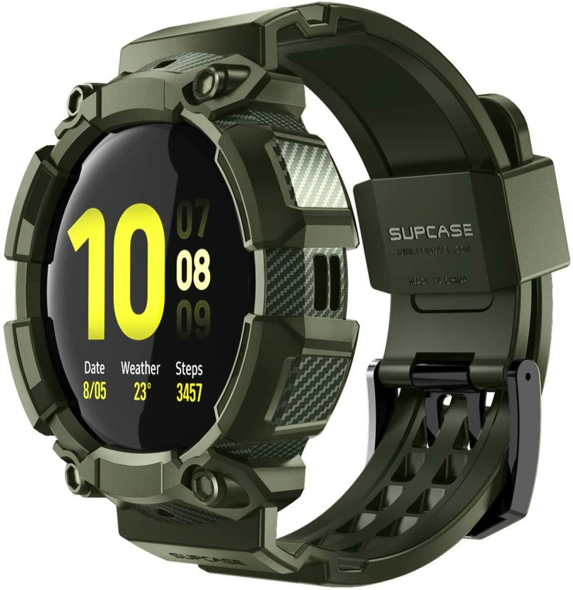 SUPCASE Watch Case Wristwatch Strap Band For 2019 Samsung Galaxy Watch Active 2