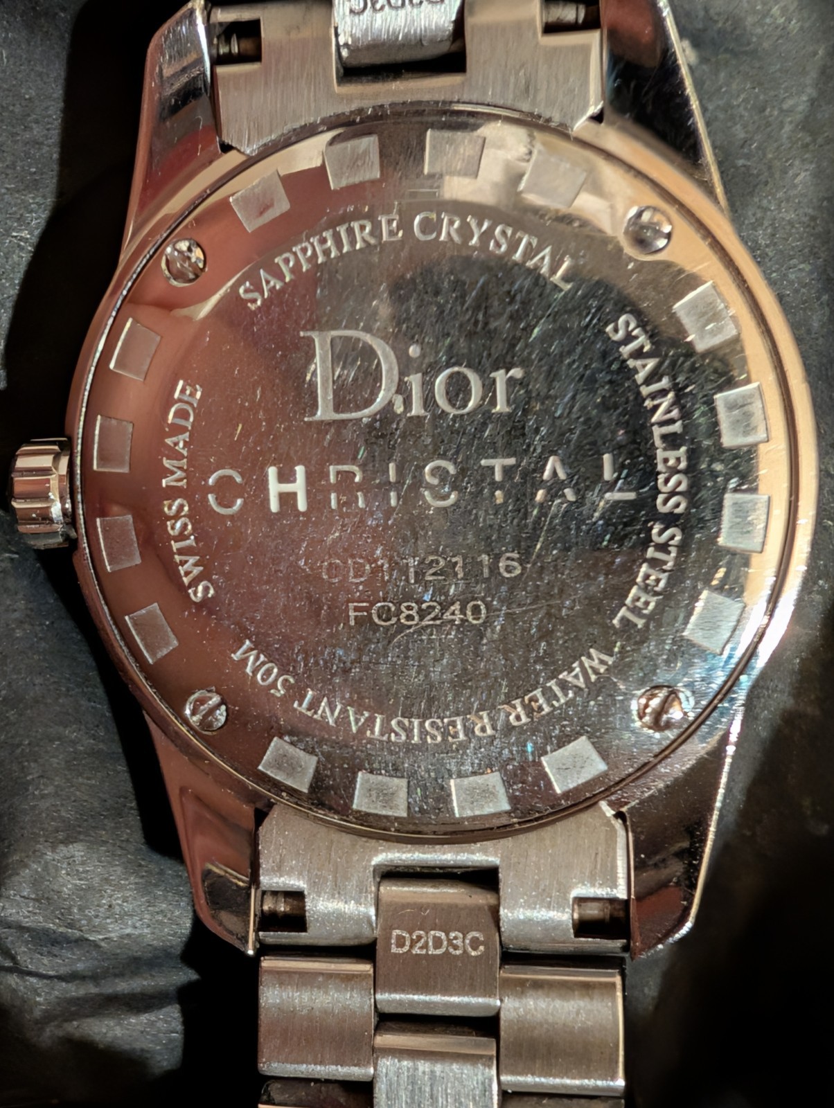 Dior Christal Watch Diamonds Ceramic Date StainSteel 33MM Ladies’