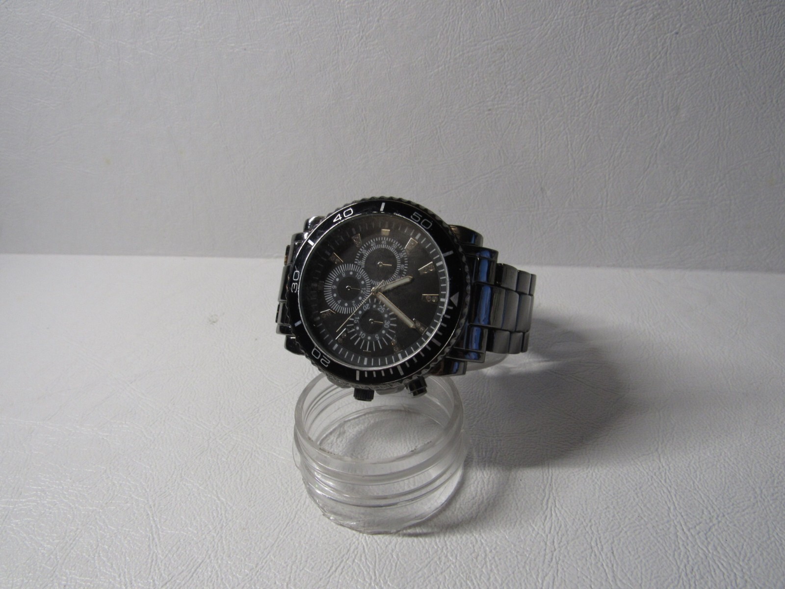 Accutime Watch Corp Men’s Wrist Watch 0521 Japan Movt