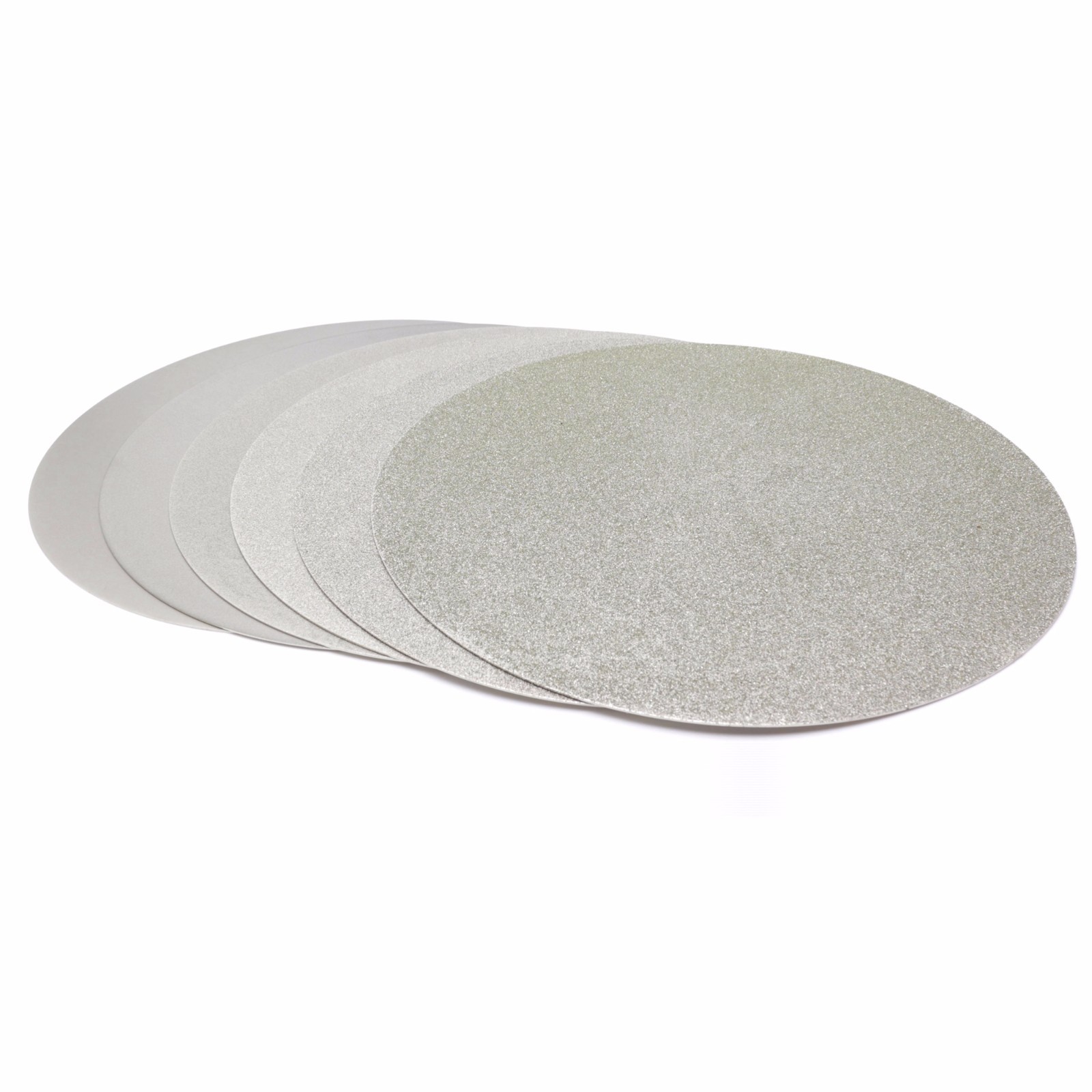 NO CENTER HOLE 8″ inch Grit 80-3000 Diamond Grinding Disc Abrasive Flat Lap Disk