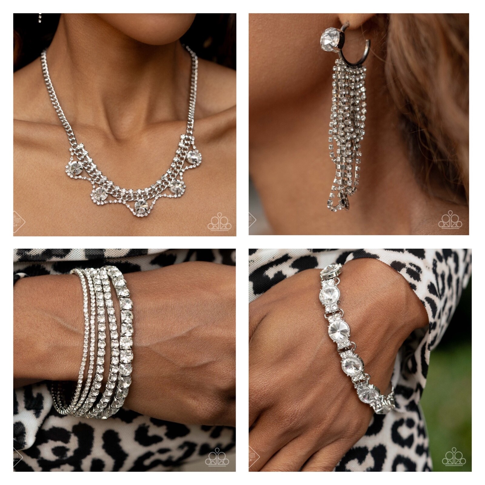 Paparazzi jewelry Fiercely Fifth Avenue March Fashion Fix Set – Rhinestone & Gem