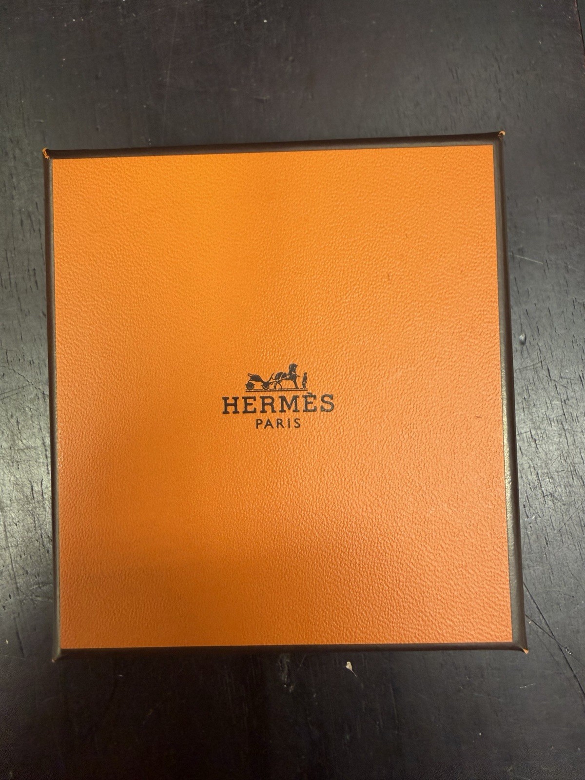 Hermes Mini Pop H Earrings Marron Glace Gold Plated Full Set Authentic