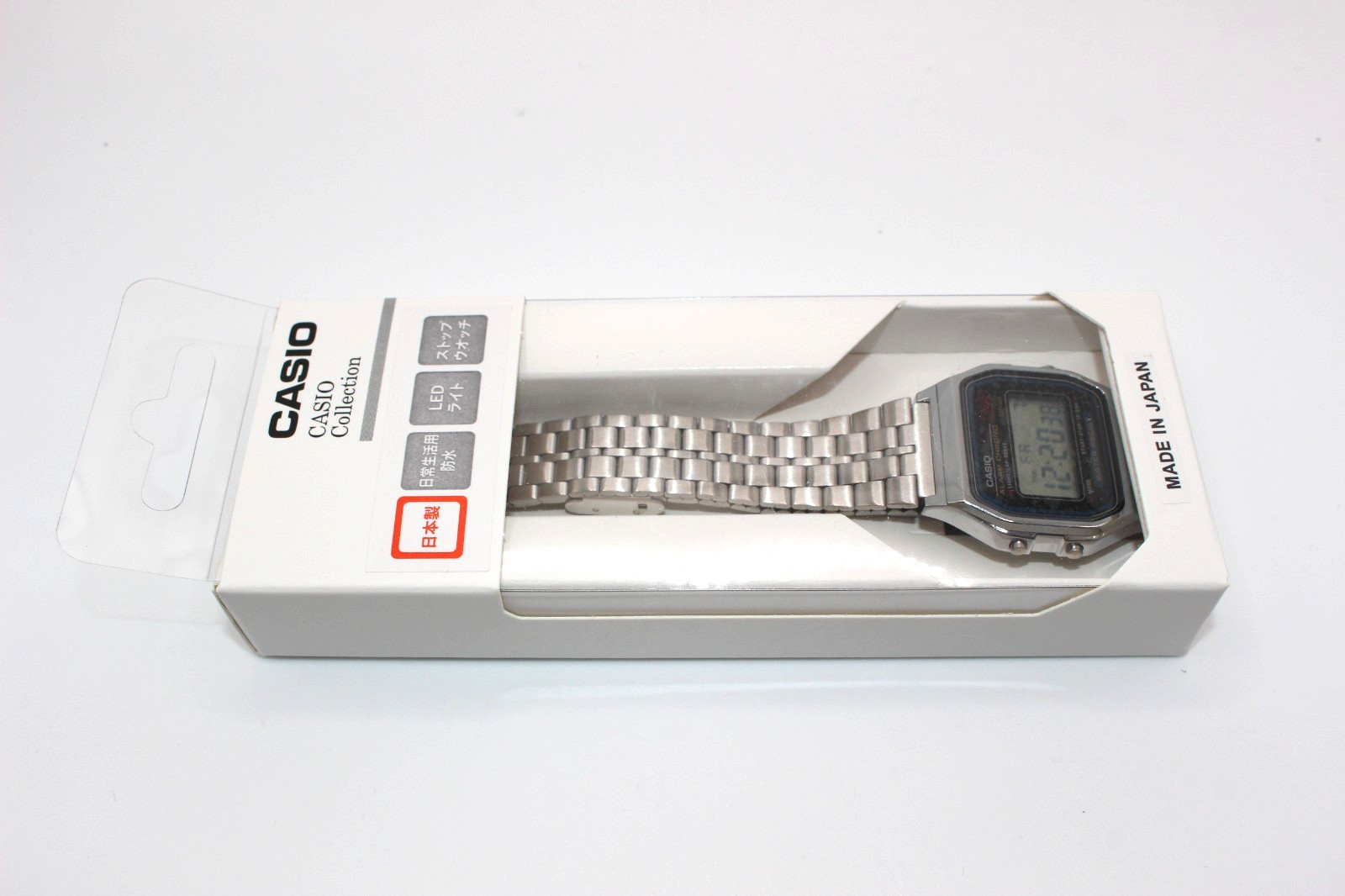 CASIO Collection A159WA-N1JH Men’s Digital Watch Resin Black Dial MADE IN JAPAN