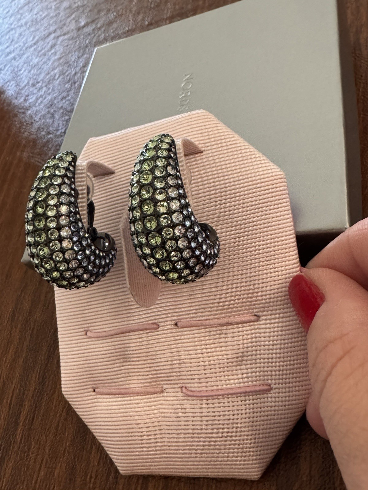 Swarovski Sublima Clip Earrings Medium Multicolored