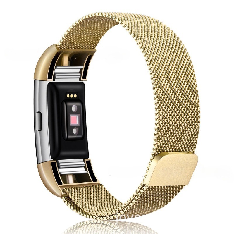 Fitbit Charge 2 Milanese Strap Magnetic Stainless Steel Mesh Band