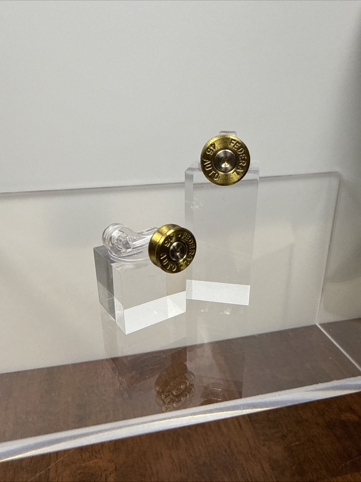 Spent Ammo Earrings. Federal 45. 3/4 Inch Wide. E5