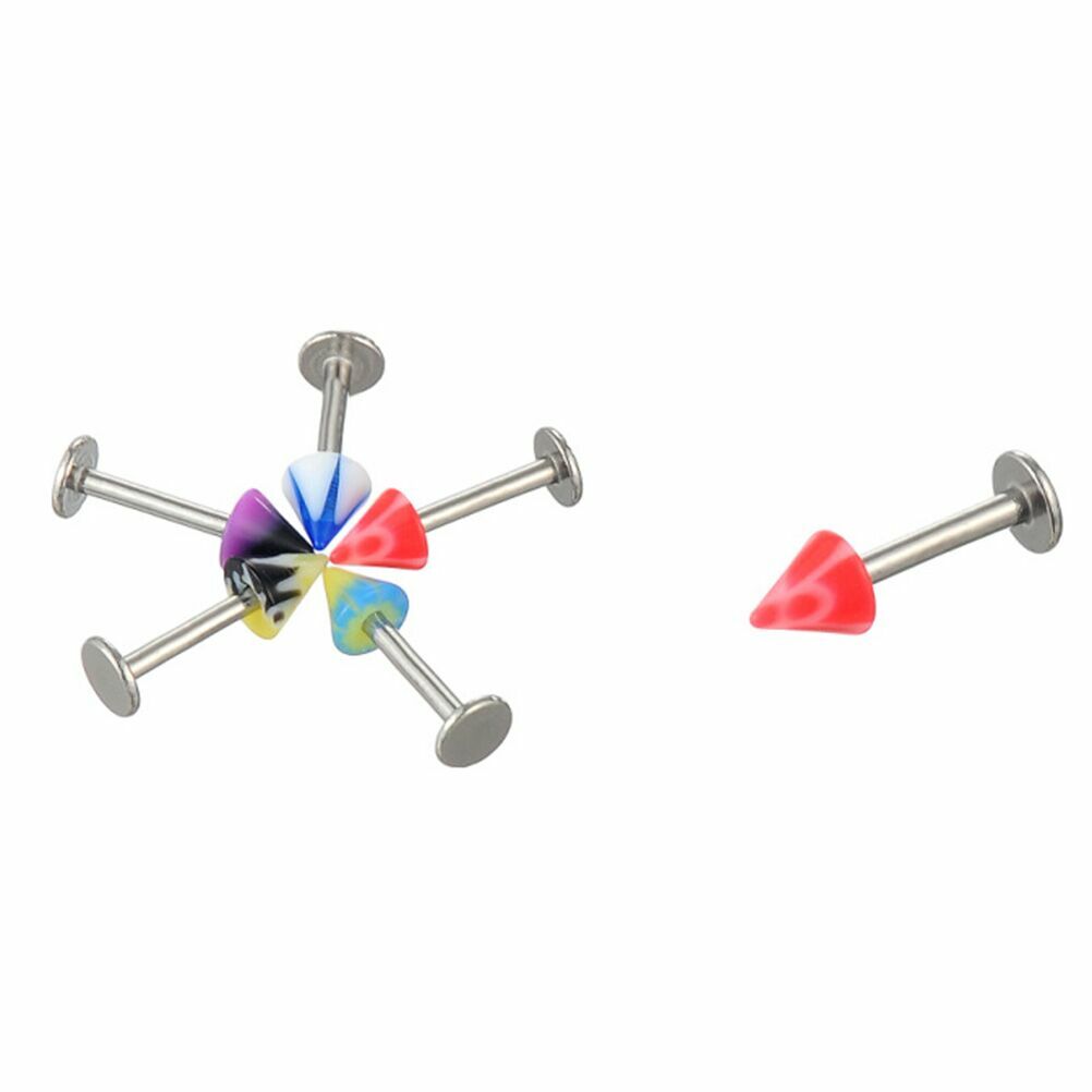 Lot 110 PCS Body Piercing Eyebrow Navel Belly Tongue Lip Bar Ring Mixed Colors