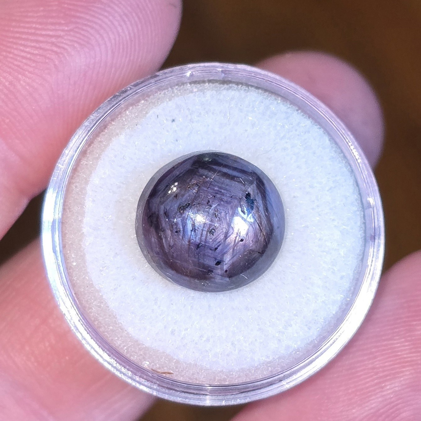 Natural Star Sapphire Purple Round Cabochon Untreated Loose Gemstone Cab