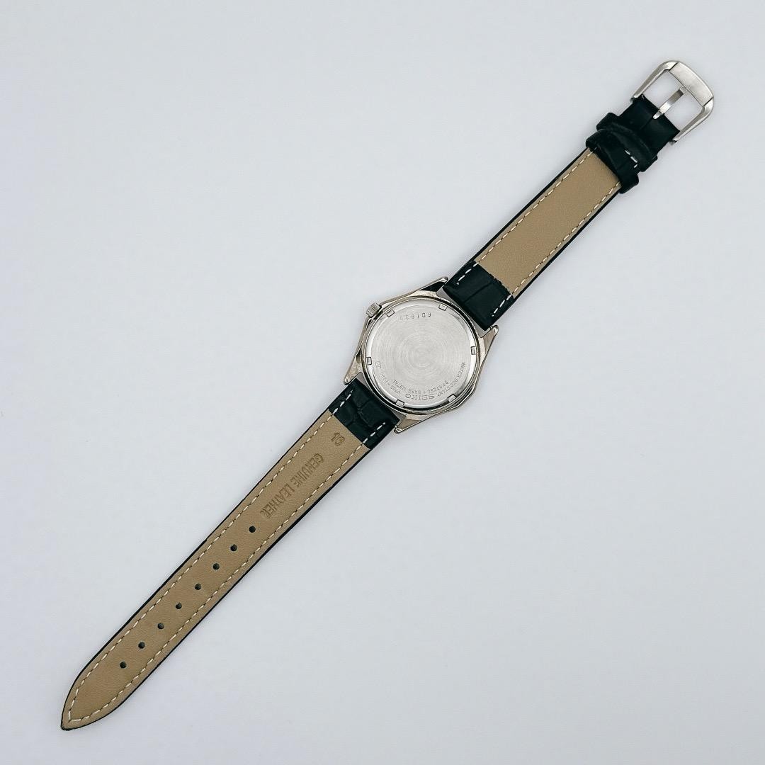 [Working/Battery/Strap Replacement] SEIKO Men’s Watch Day-Date Silver