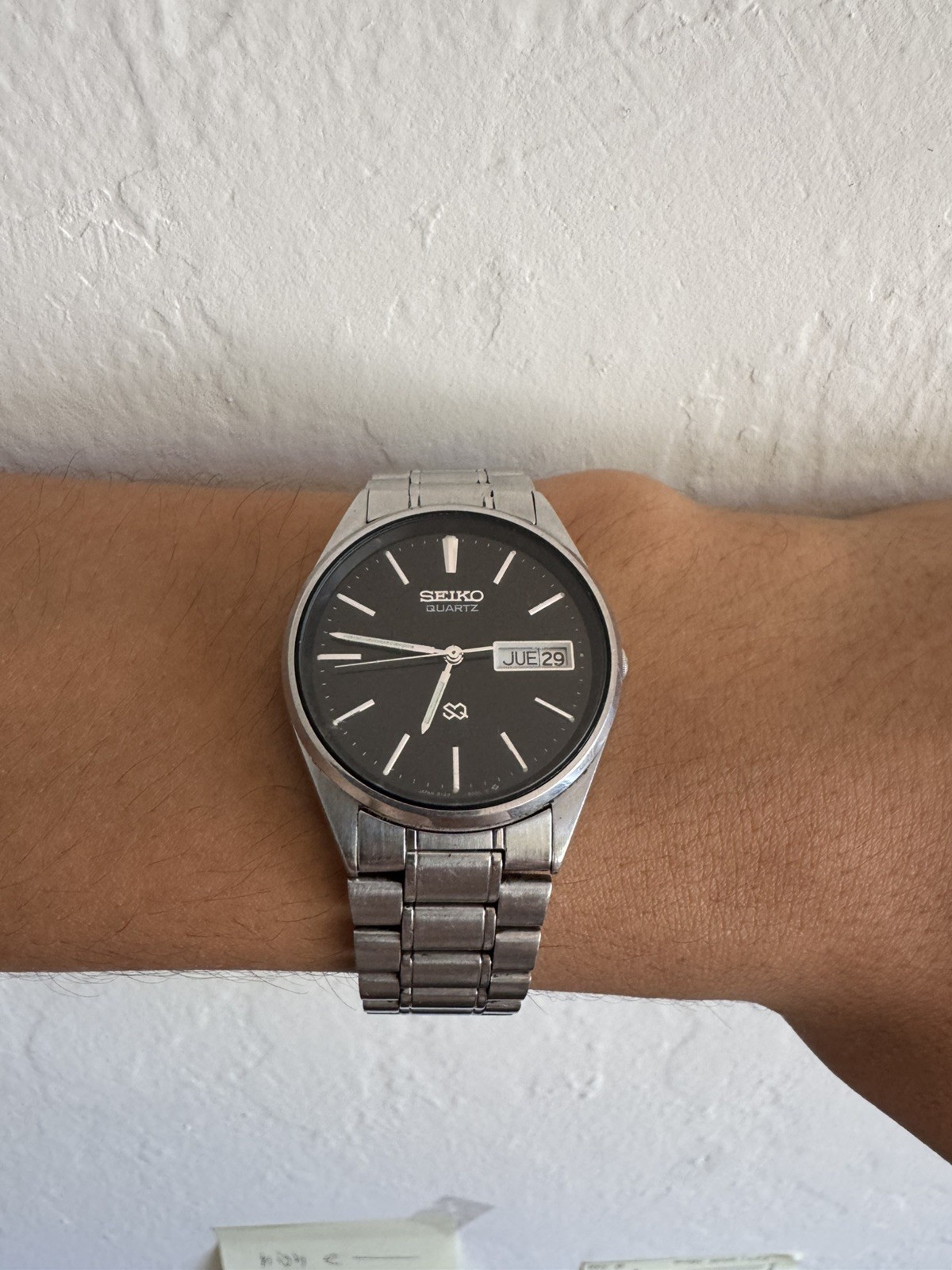 Vintage Seiko SQ Quartz Day Date Watch – Read Description
