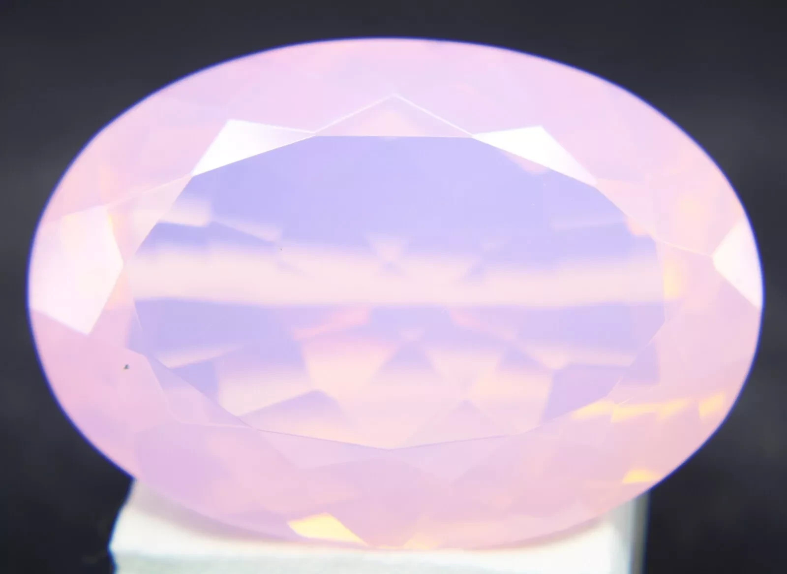 Natural Pink Opal Welo Australian Untreated 145 Ct Oval Cut Loose Gemstone