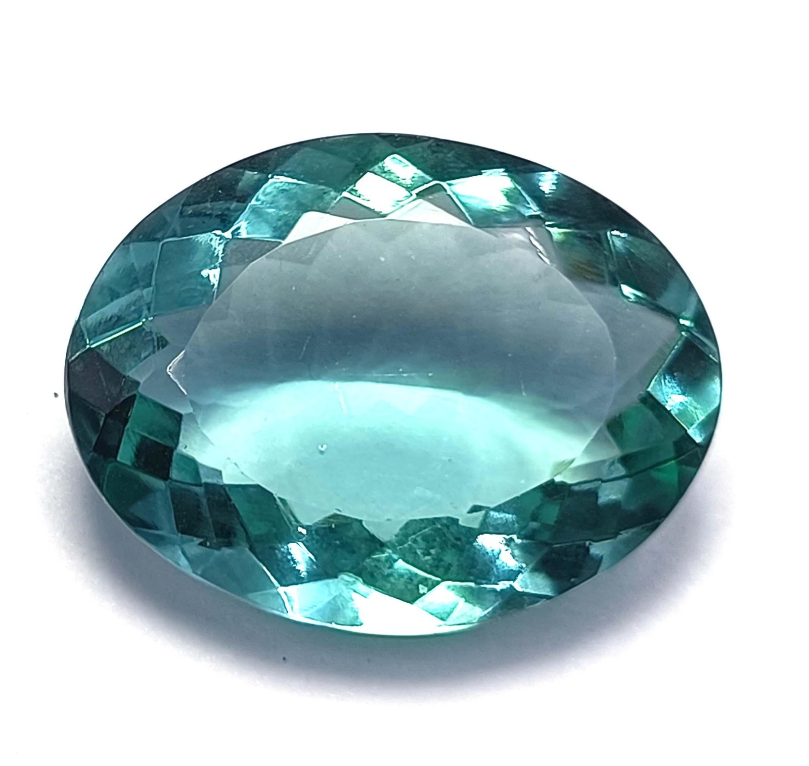 IGL Certified Natural Neon Paraiba Tourmaline – 40.95 Ct Oval Cut Gemstone 5DNA