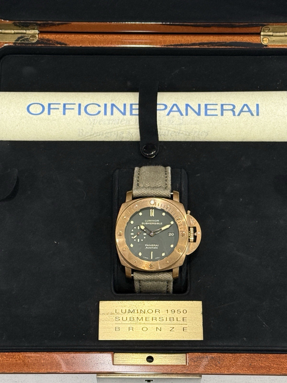 Pam00382 Panerai Submersible 1950 Limited Edition 2012