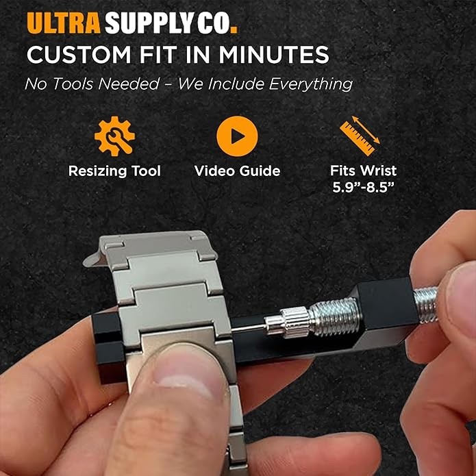 Titanium Band for Apple Watch Ultra 2 & Ultra 1 – 49mm Titanium Metal Bracelet
