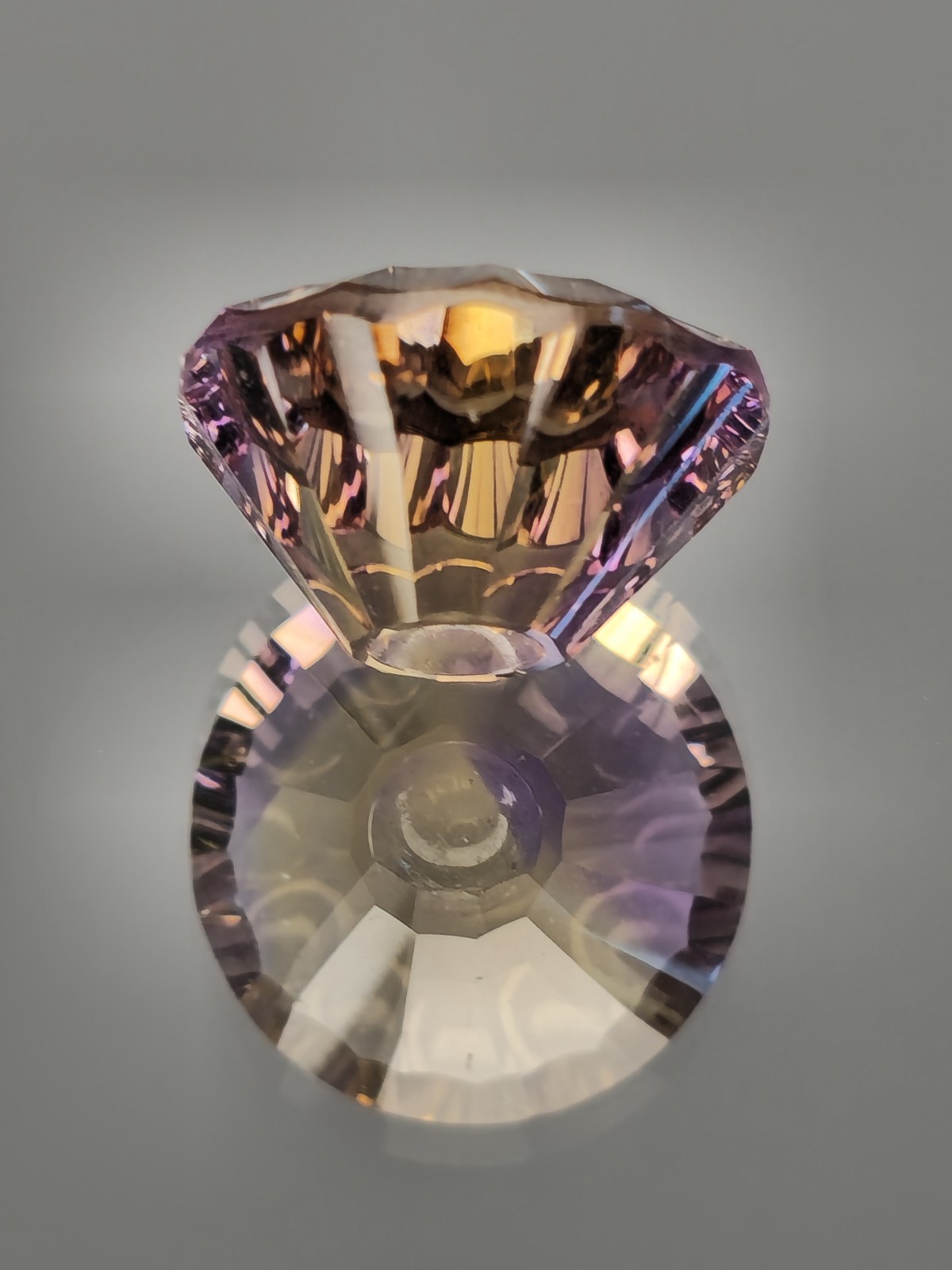 Ametrine Untreated 5.85 Carat Bolivian Princess Anahí Mine Bi Color Natural Gem