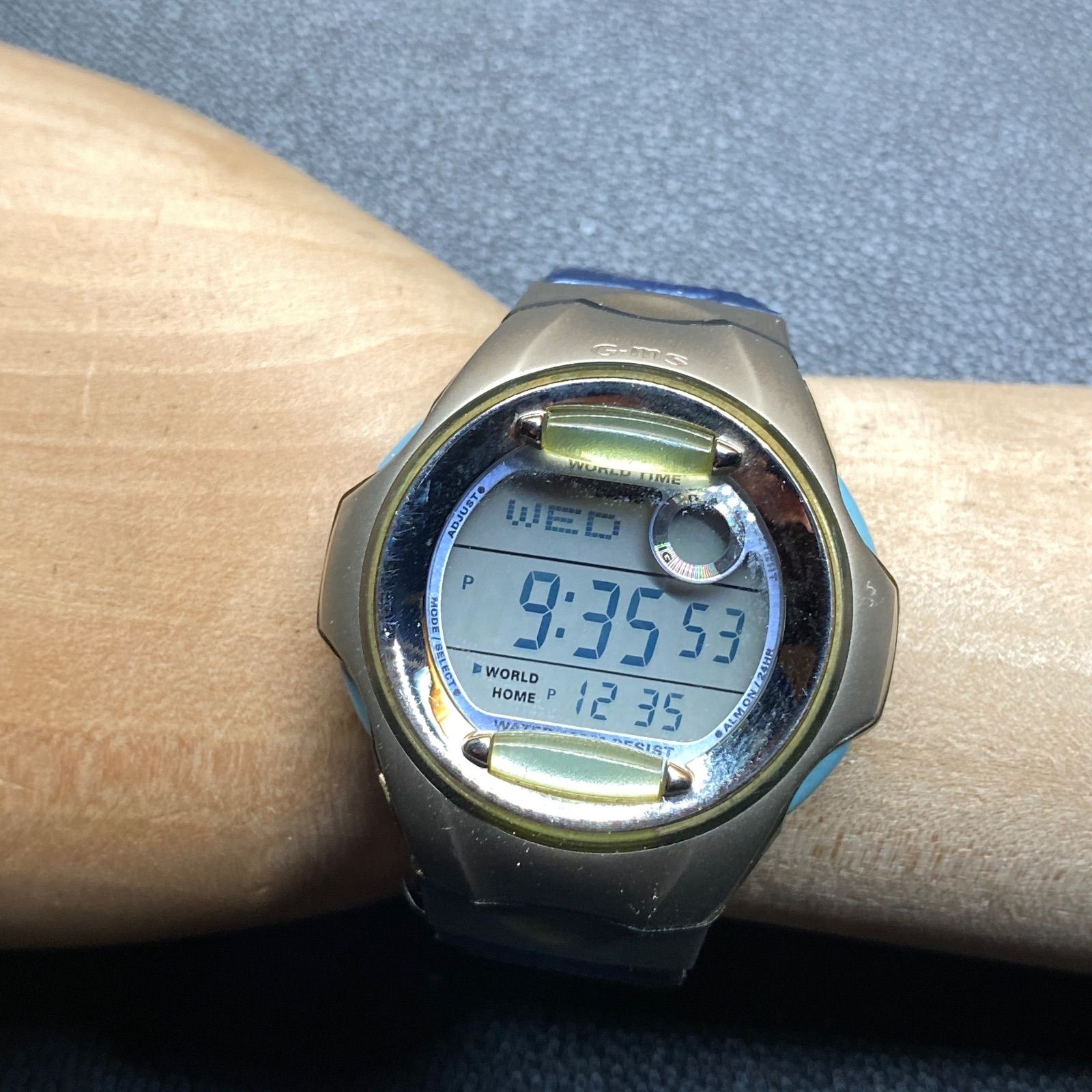 Casio MSG-140 G-ms Ladies Digital Watch with Red Backlight