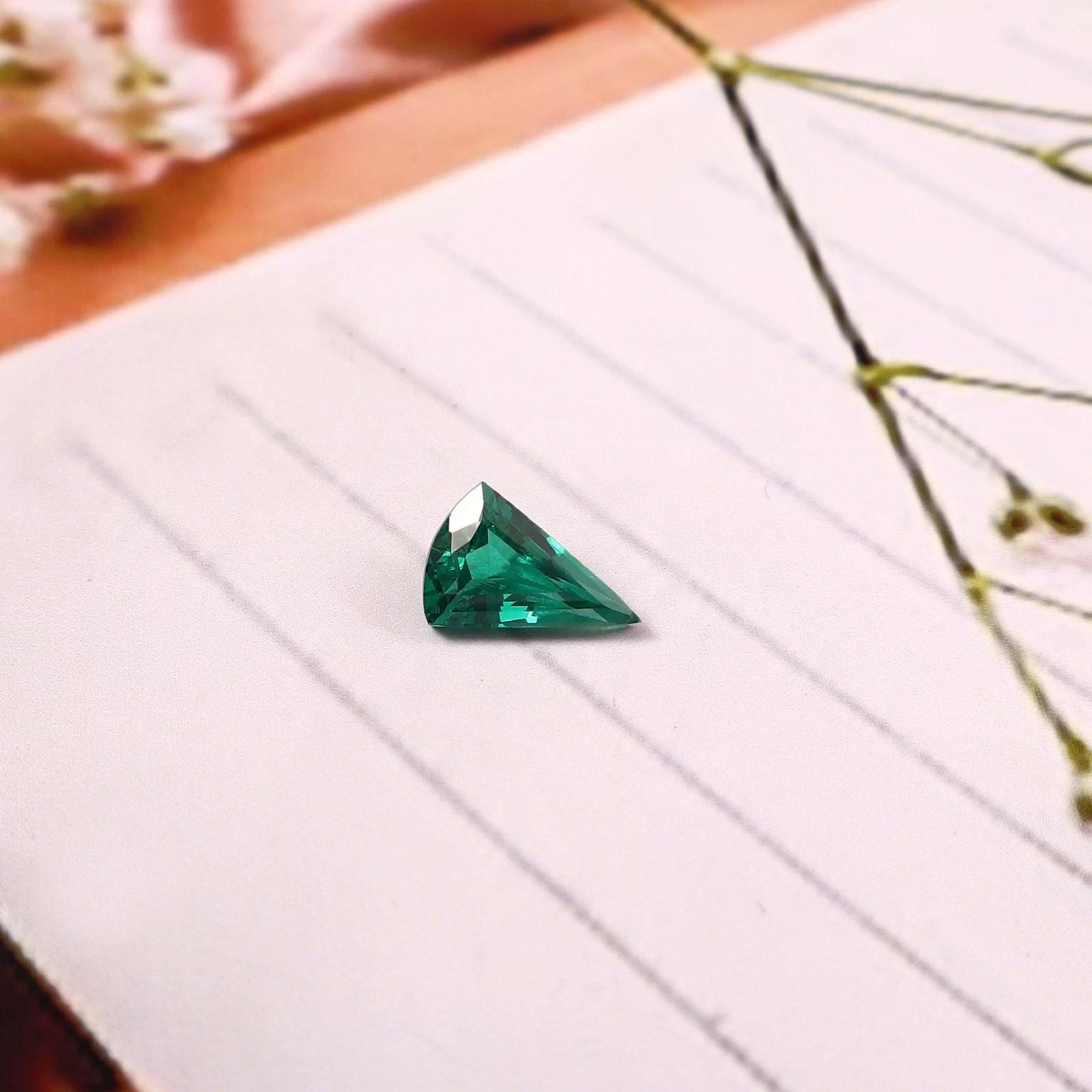 10 Ct Natural Colombian Green Emerald Fancy Cut AGL Certified Loose Gemstone
