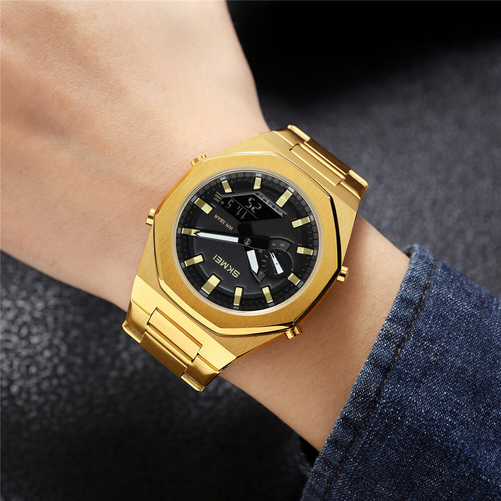 SKMEI Men Watch Luxury Military Wristwatch LED Digital Quartz Sport Watches Male