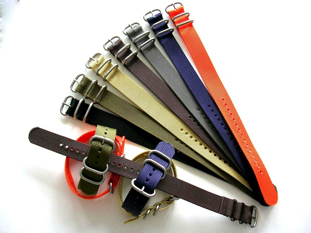 1pc NATO G10 UTC SS Ballistic Nylon military dive watch band strap IW SUISSE USA