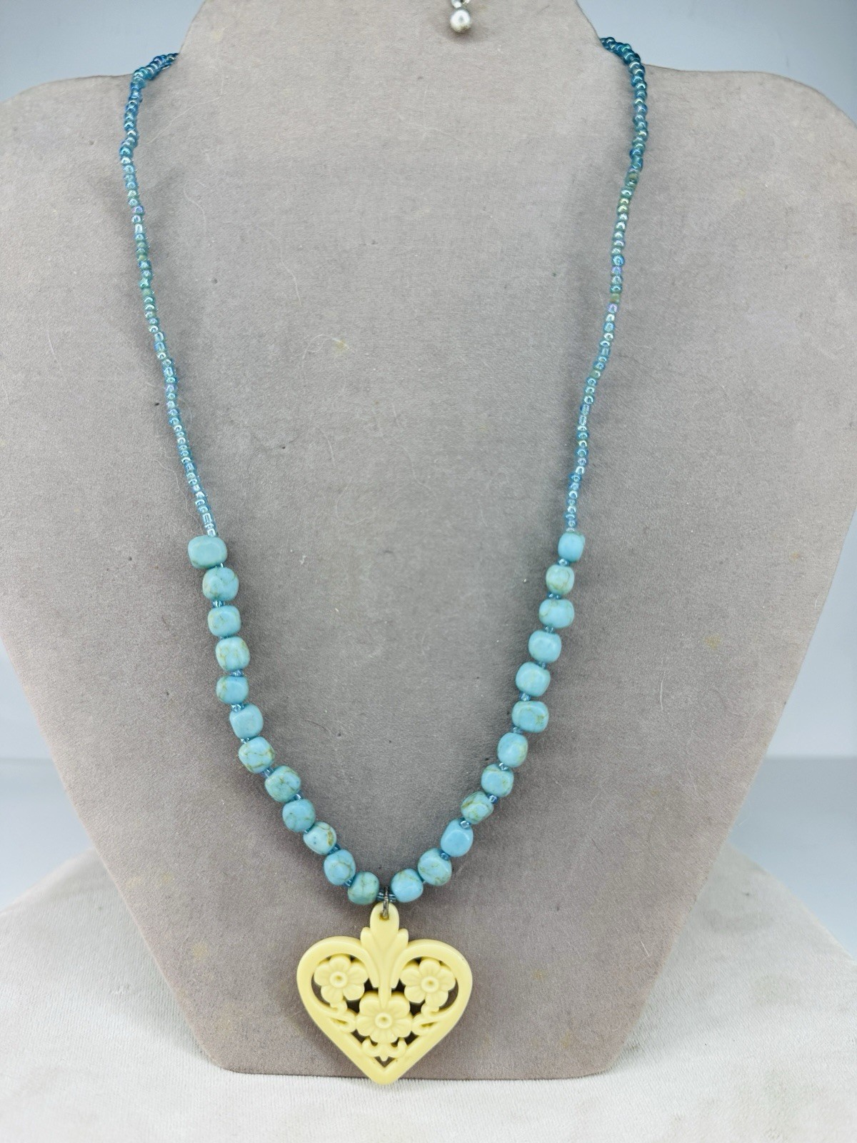 Love Heart Jewelry Lot Necklaces Vintage Modern Mix 7 Pieces
