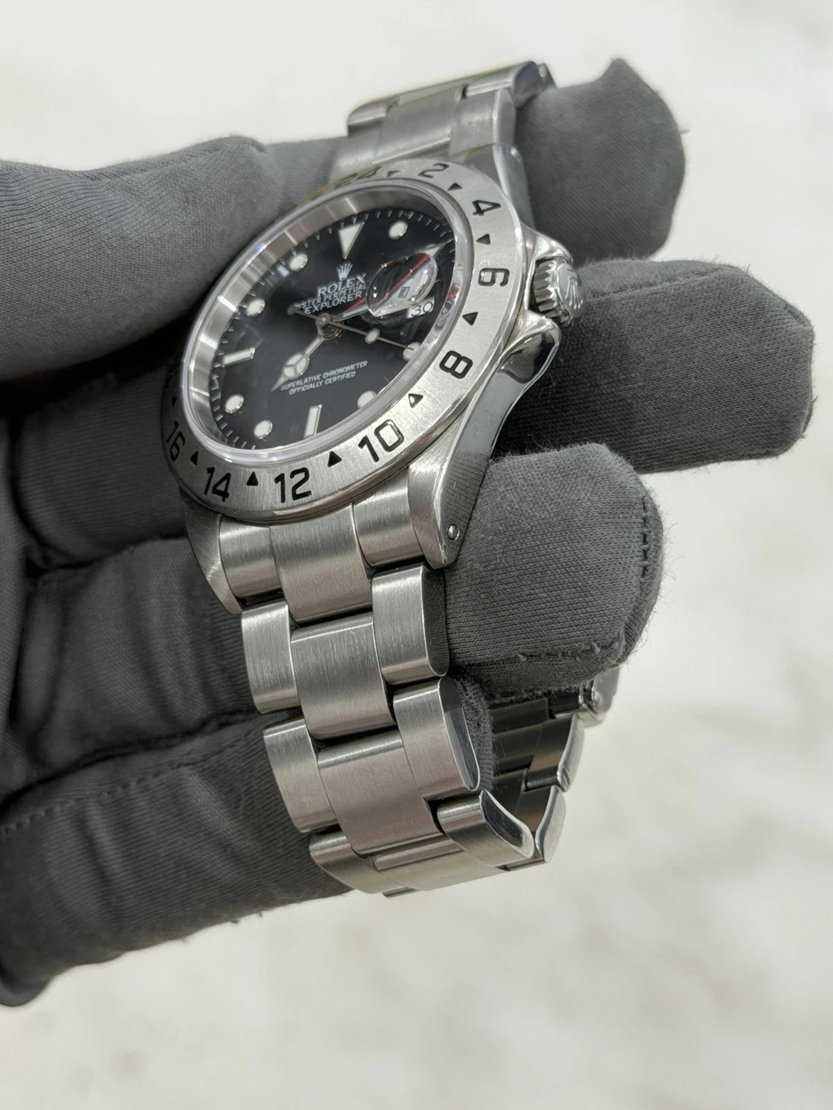 Rolex Explorer II Stainless Black Dial 40mm Auto Men’s Watch 16570