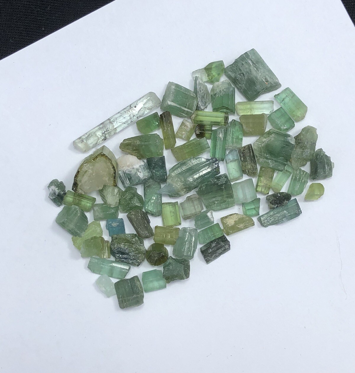 38 Carat Faceted Quality Natural Tourmaline Rough Lot from AFG Loose Gemstone