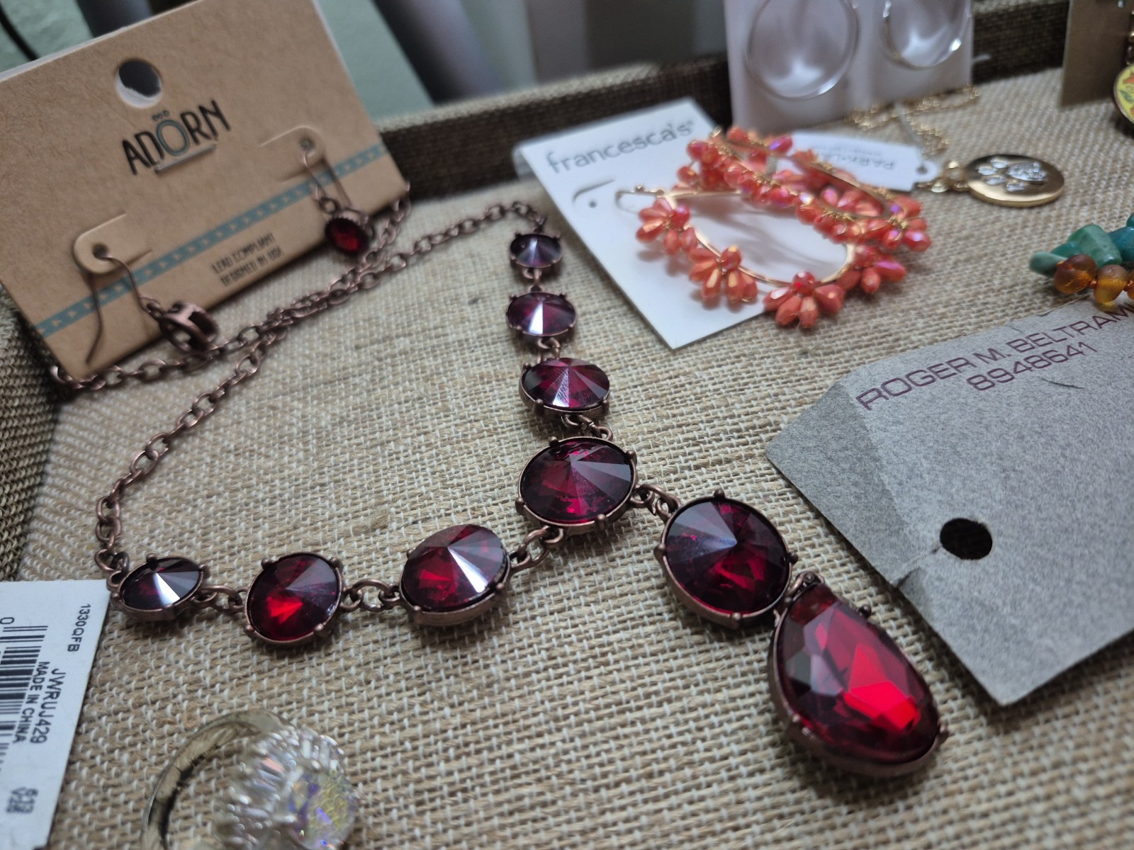 New With Tag Lot Designer Signed Jewelry Necklaces Bracelets Earrings Ring