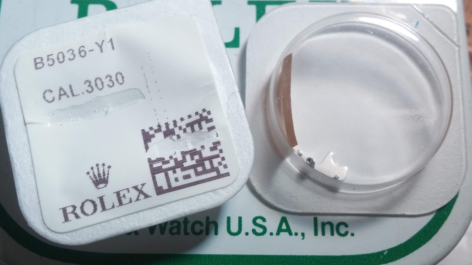 Genuine Rolex 3035 5036 cal 3030, part no 5036 Setting Lever NOS