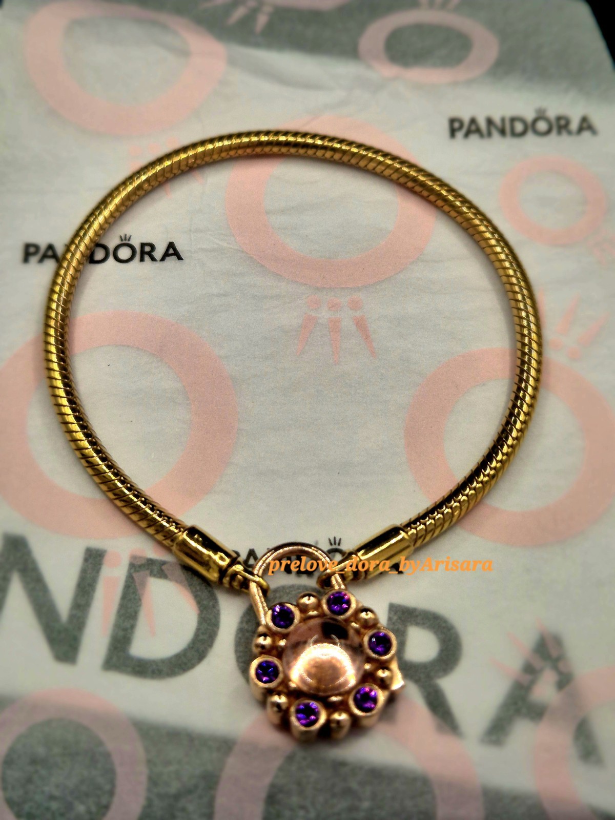 Genuine Pandora Rose Glod Bracelet Hard to find