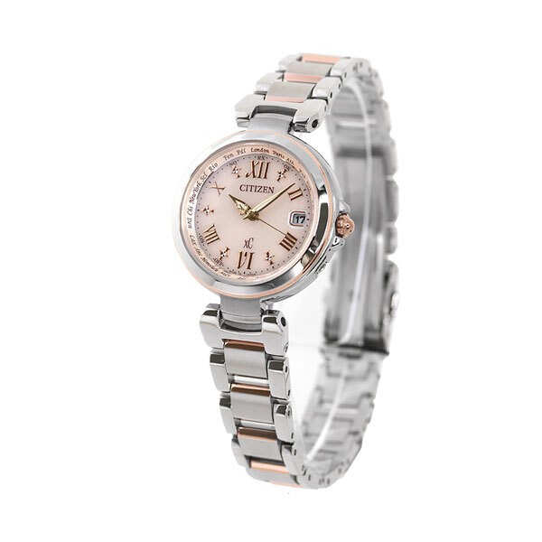 Citizen xC Cross Sea Solar Radio Wave Watch Happy Flight Pink CITIZEN xC EC1034