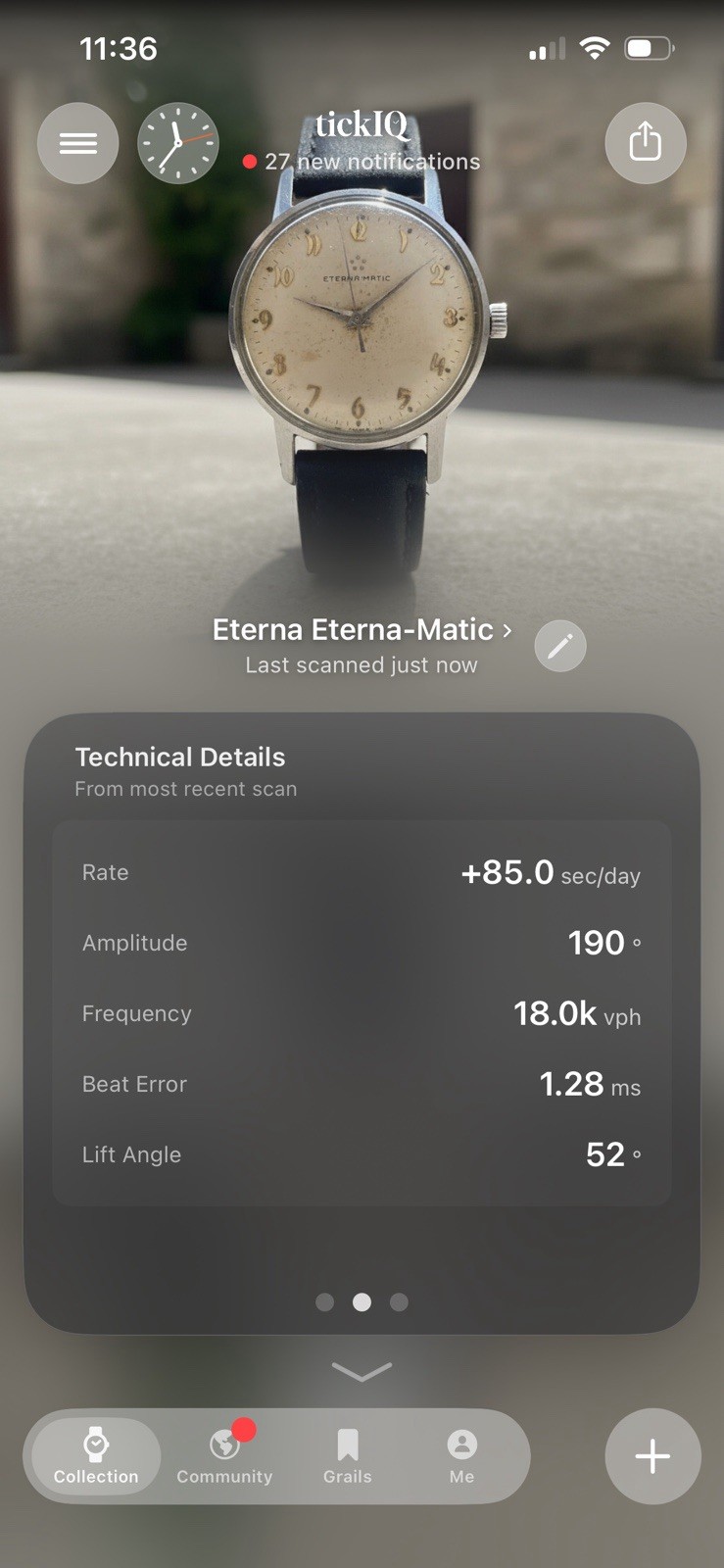 Eterna-Matic Vintage Men’s 34mm Automatic
