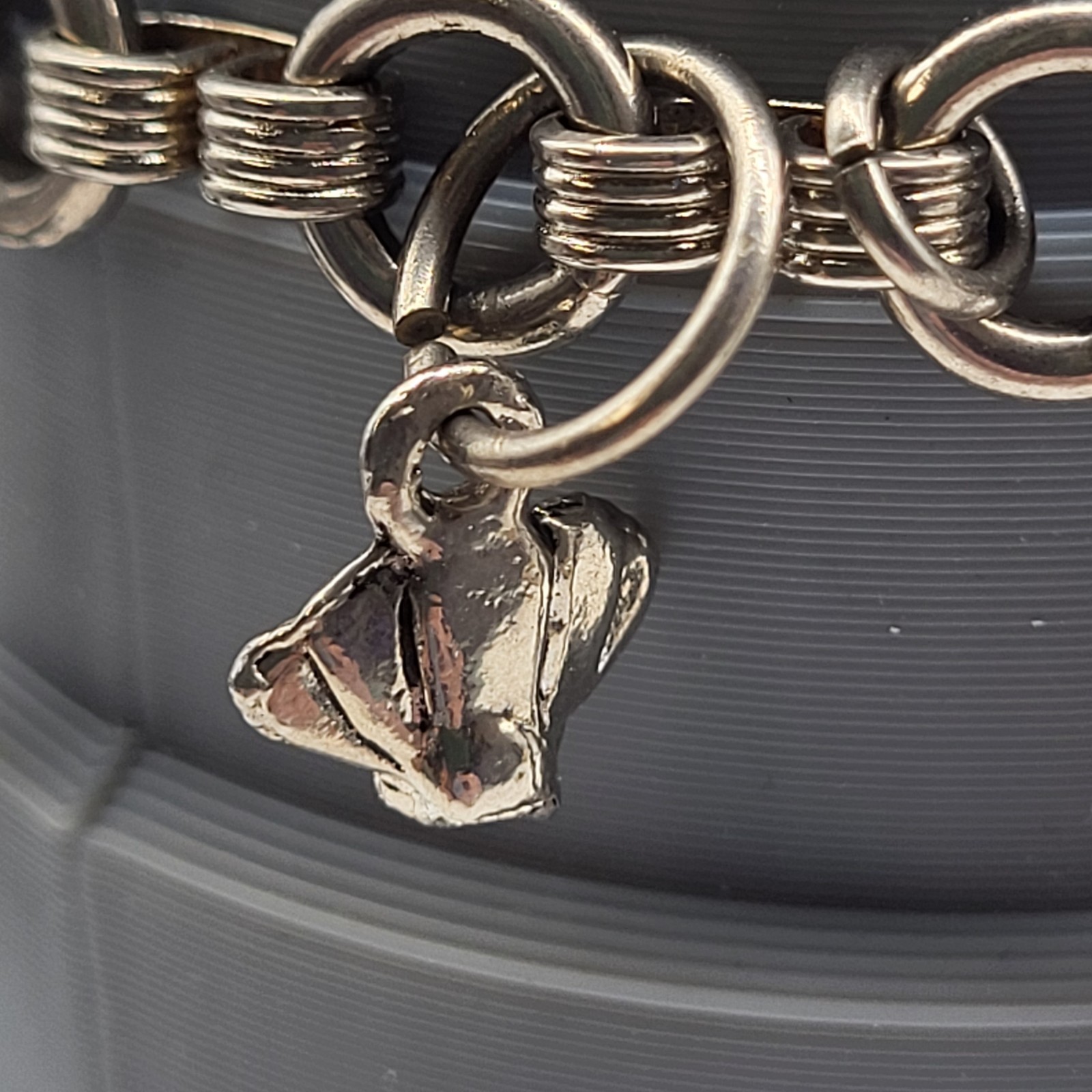 Fab vintage Souvenir travel cherm bracelet Mermaid Shell Fish Nautical Retro