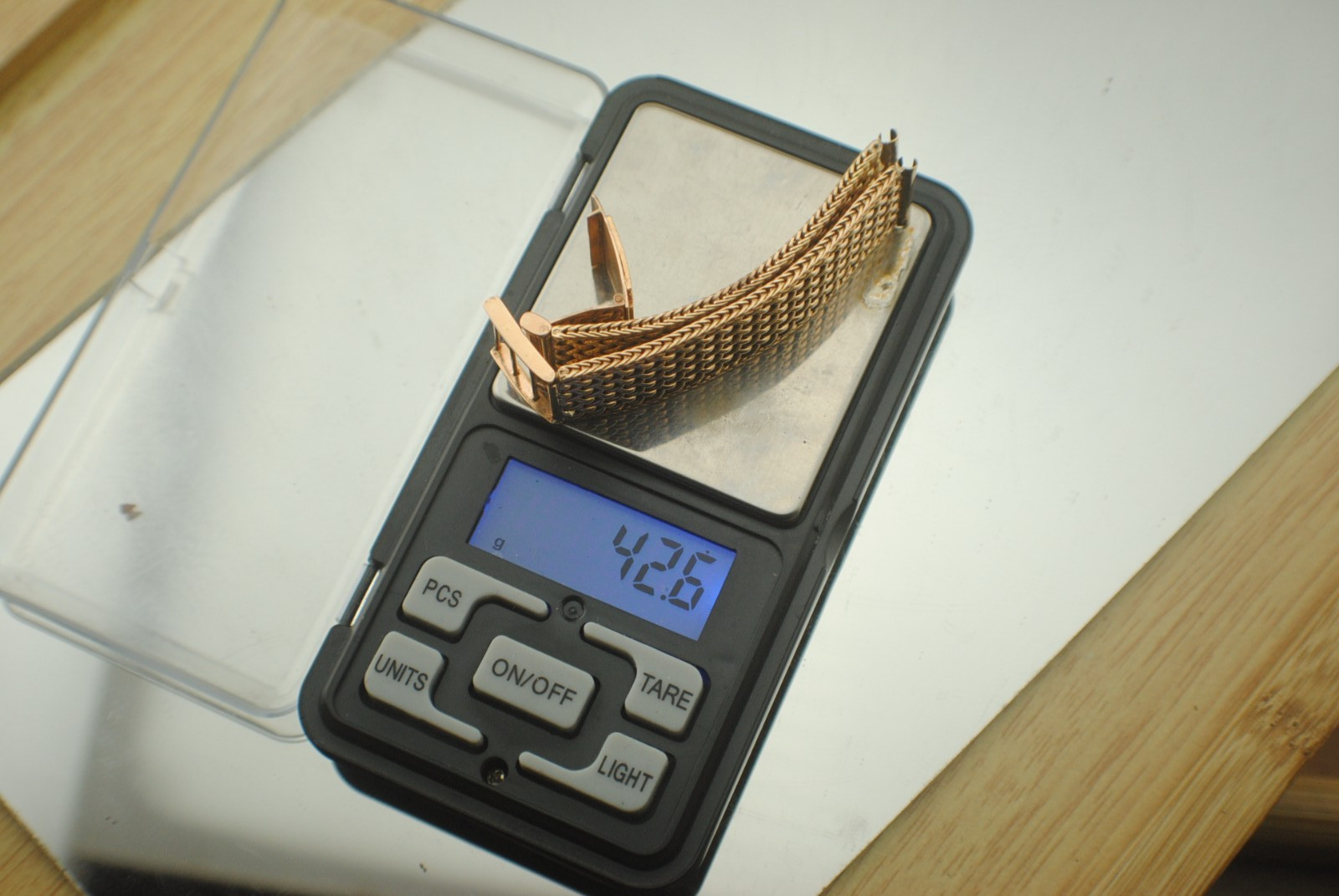 VINTAGE 18K ROSE GOLD 17.4MM LUG 42.6 G BRACELET 1940S 15CM IWC OMEGA PATEK VC