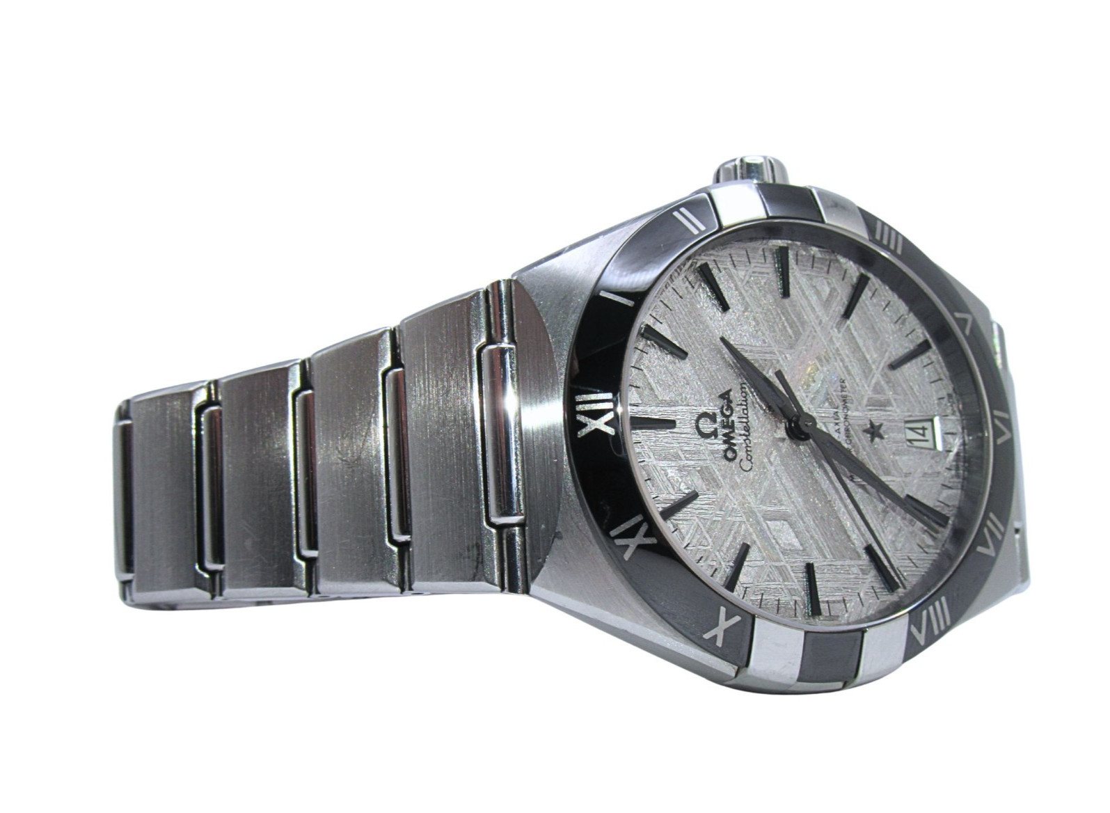 Omega Constellation 41mm Steel Meteorite Dial 131.30.41.21.99.001 Watch & Box