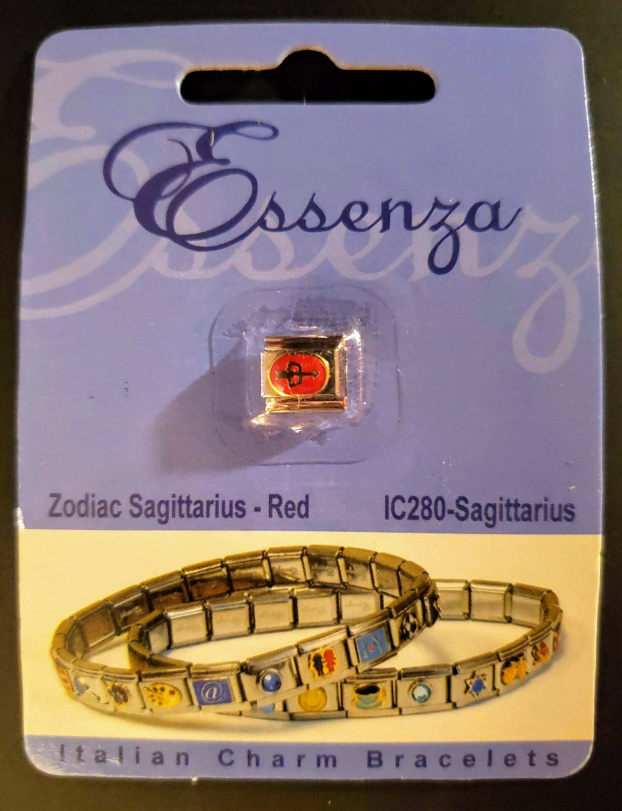 ESSENZA ITALIAN CHARM – RED ZODIAC LINKS