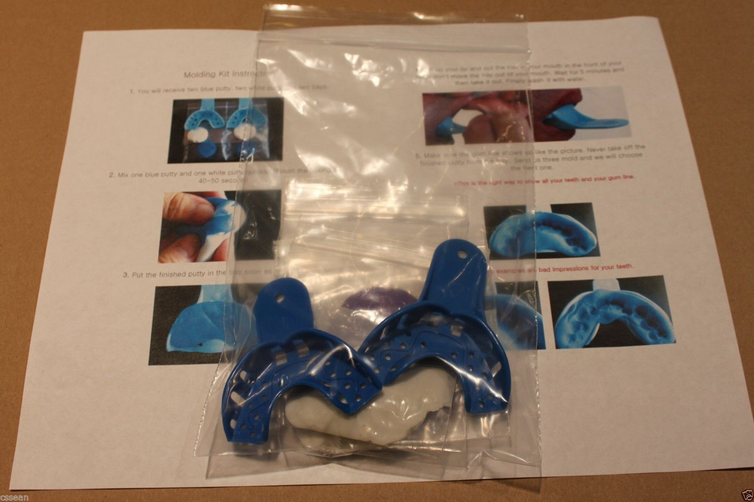 Custom Grill Mold Putty Molding kit Impression Kit for Silver Gold Grill Grillz