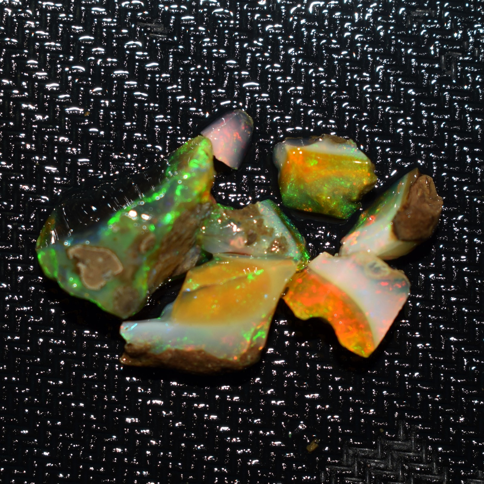17.0 CT Ethiopian Natural Fire Opal Rough Certified Untreated Gemstone