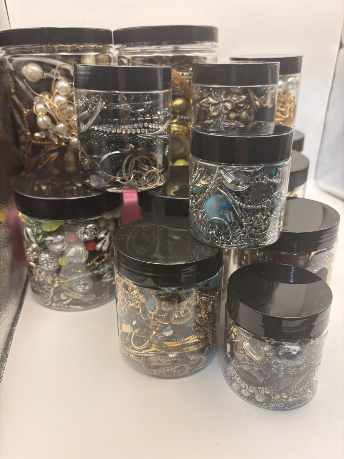 Mystery Jewelry Jar- All Wearable – No Junk Curation Available 4 Sizes