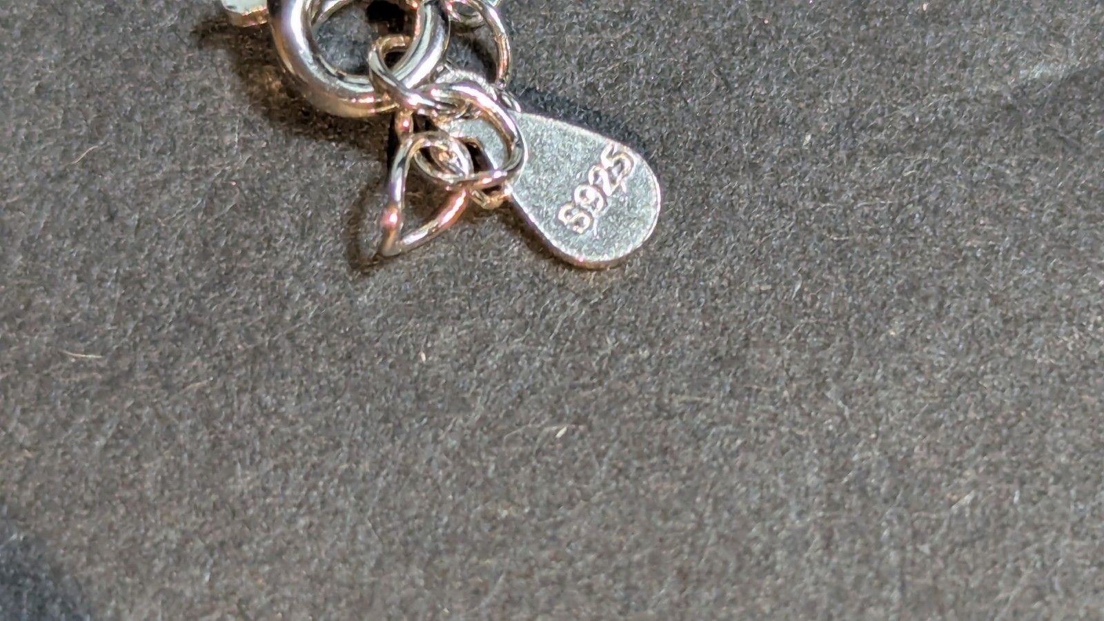925 Sterling Silver Music Heart Treble Clef Pendant Necklace 18″