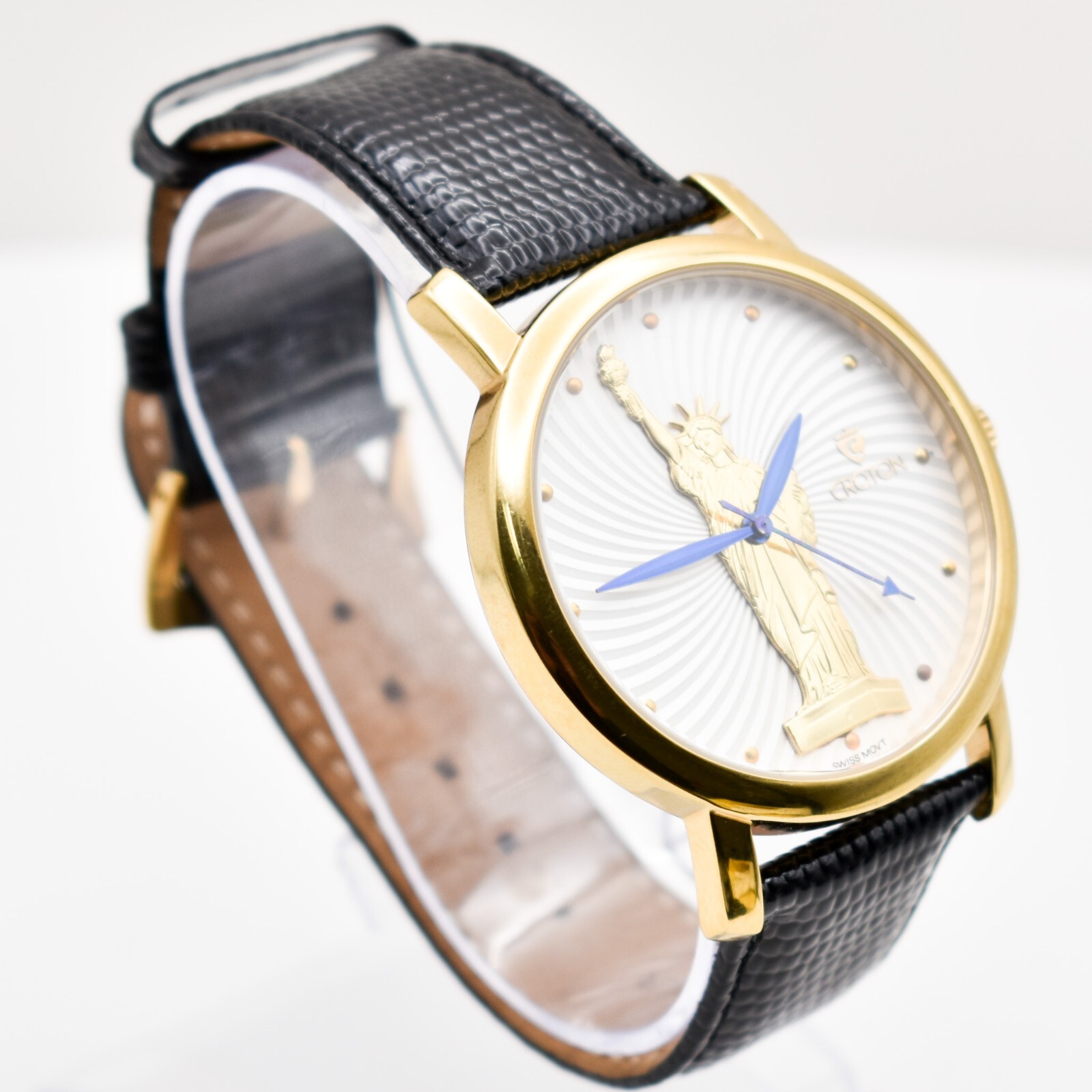 Limited Edition Croton Patriot Series Statue of Liberty 23.5KT Gold Dial Watch
