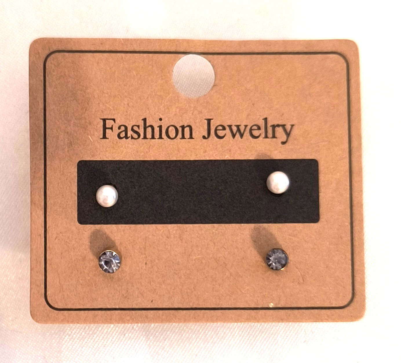 New Fashion Jewelry 2 Girls Petite Stud/Post Earrings Imitation Pearls Crystals