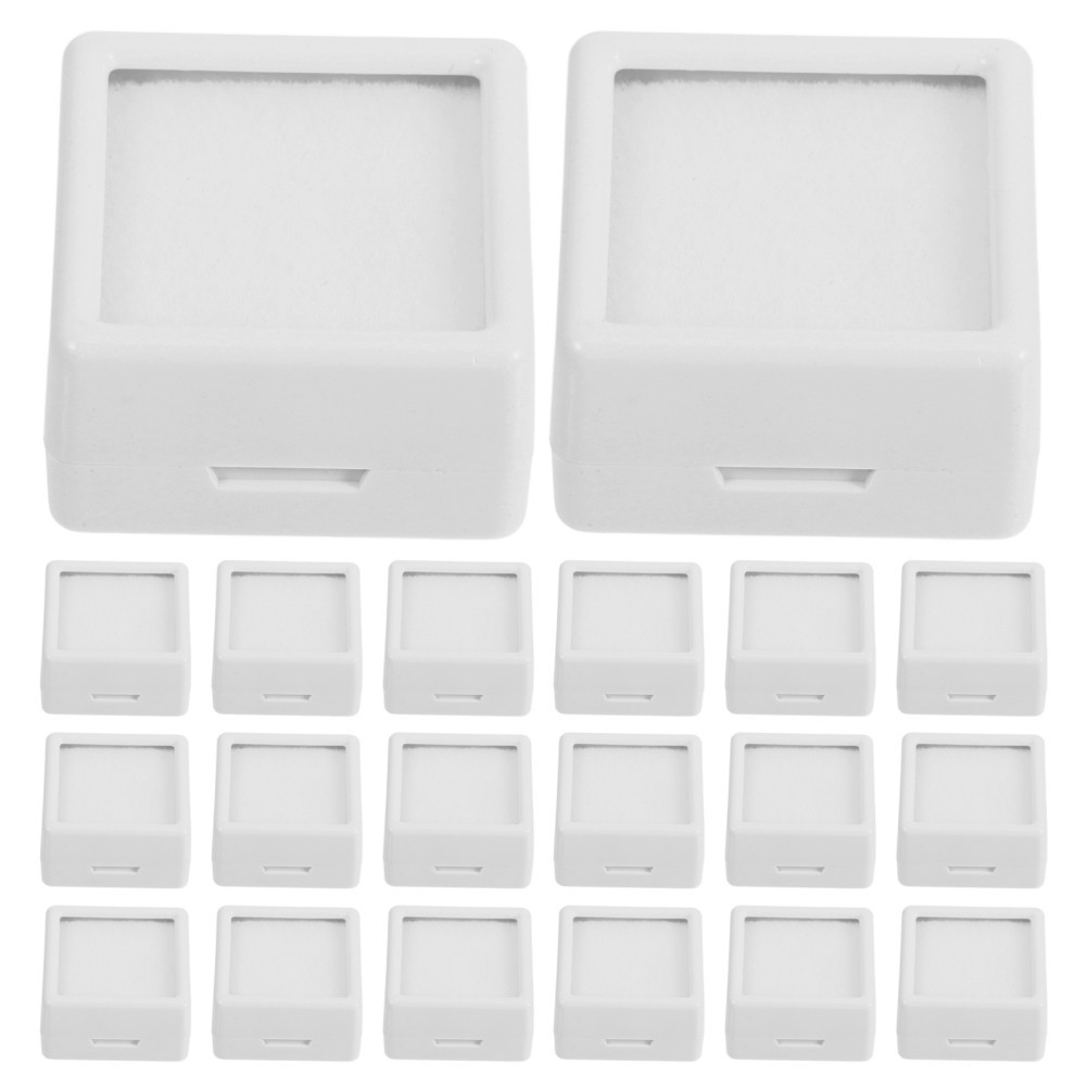 20 Jewelry Show Box Presentation Case Display for Rocks Container Pcs