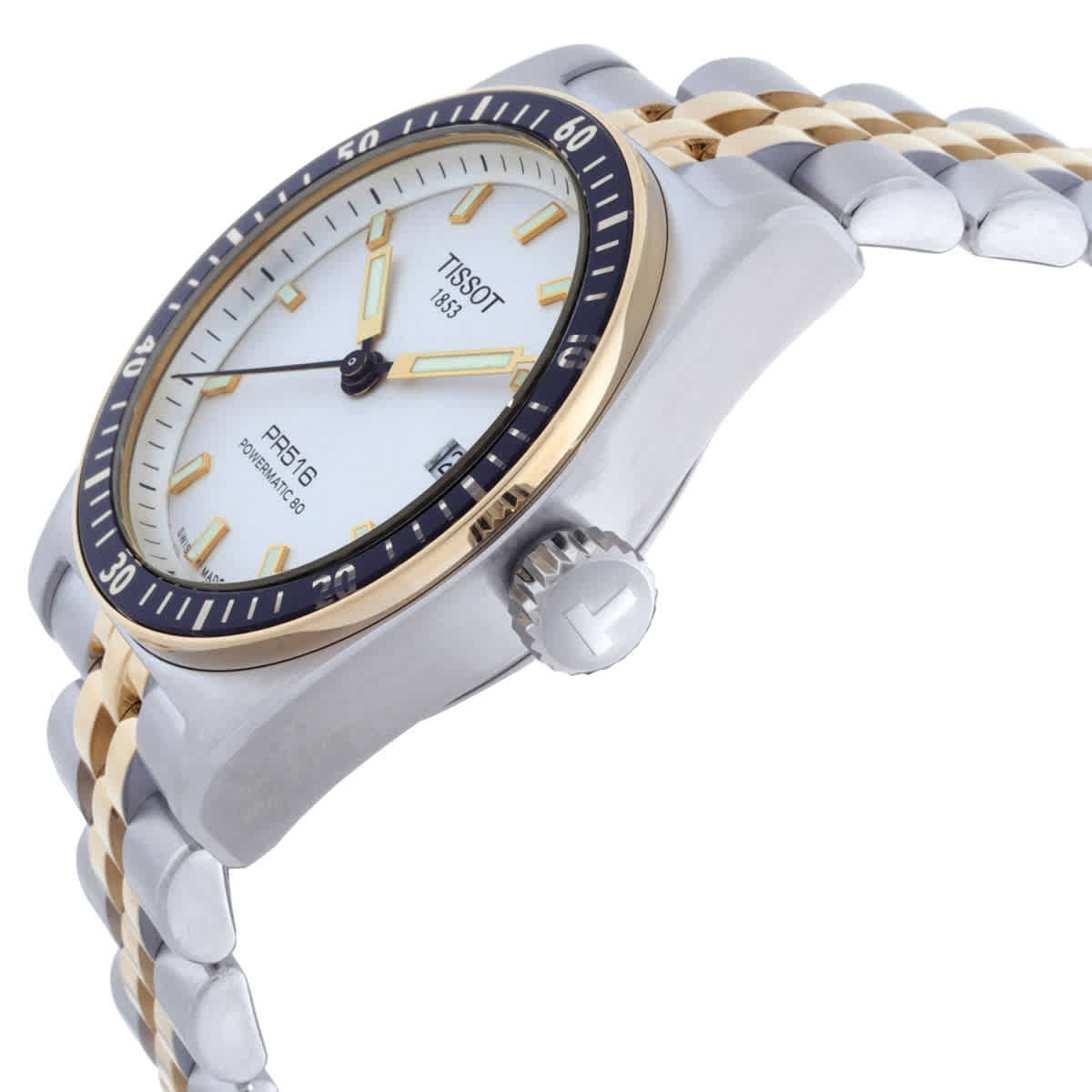 Tissot PR516 Powermatic 80 Automatic White Dial Men’s Watch T1494072201100