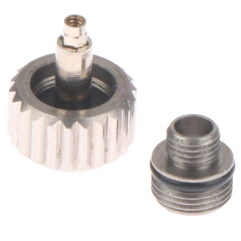 For Rolex Watch Replacement Crown 7mm Metal Repair Part Gold Silver Black Rose